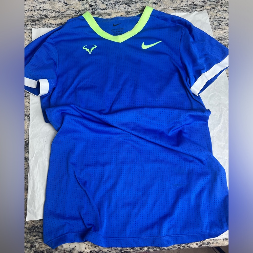 Nike court Rafa Nadal tennis pro shirt men’s Sz Xs